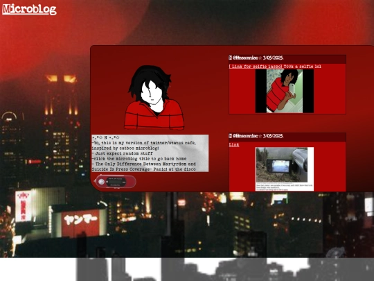 microblogred screenshot
