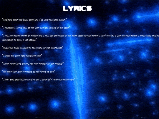 songlyrics screenshot