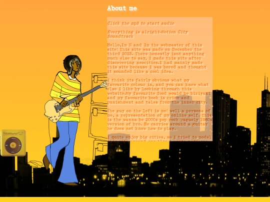 yellowaboutme screenshot