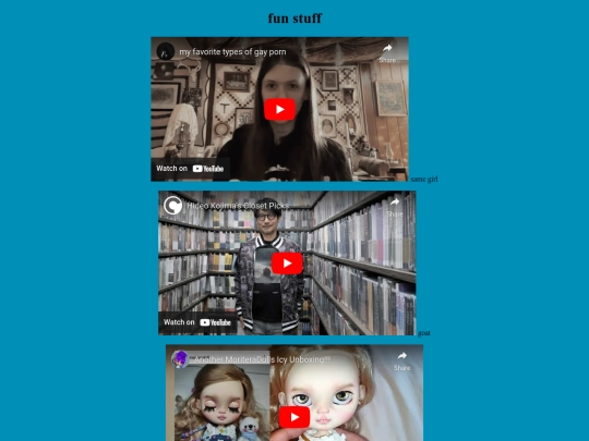 video library/comfortvids screenshot