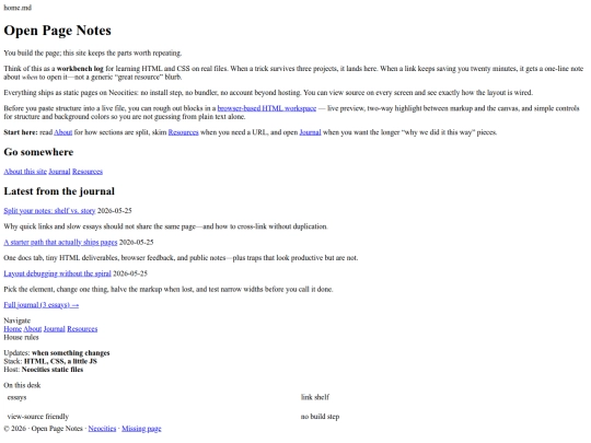 index screenshot