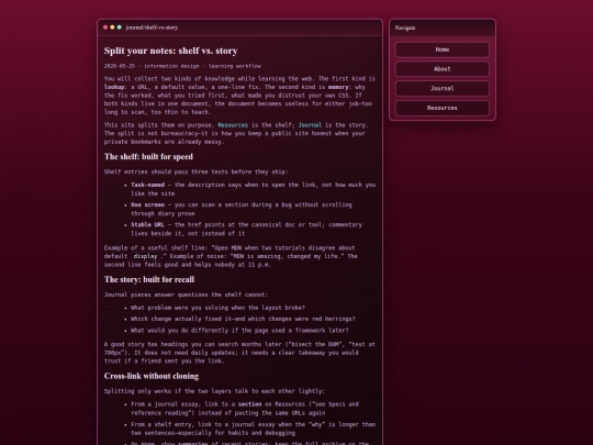 post-two-sites screenshot