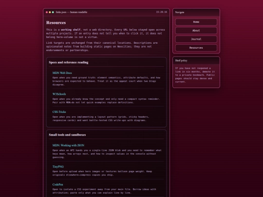 resources screenshot