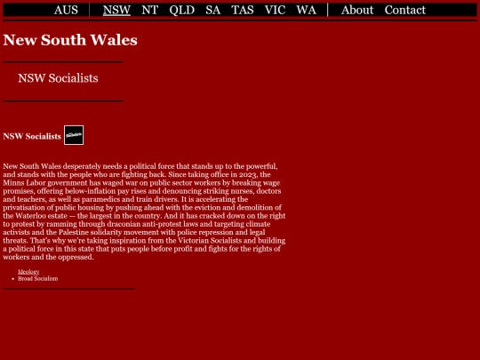 NSW screenshot