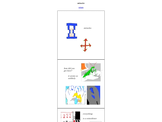 comix/miracles screenshot