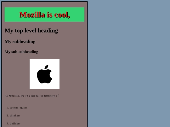 index screenshot