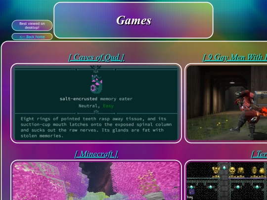 boudoir/games screenshot