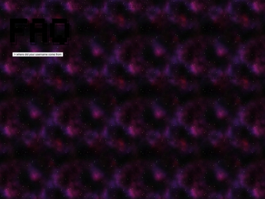 faq screenshot