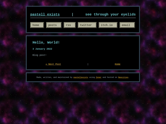 posts/2022-01-03-Hello, World! screenshot
