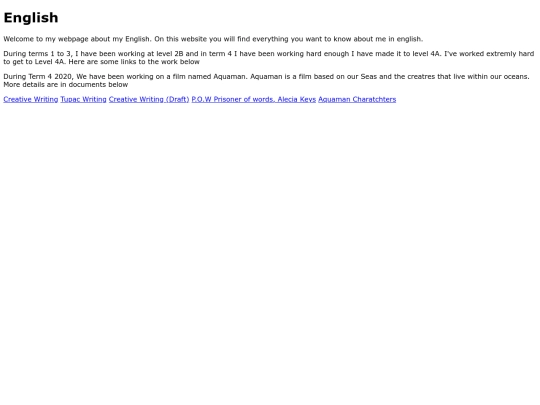 English screenshot