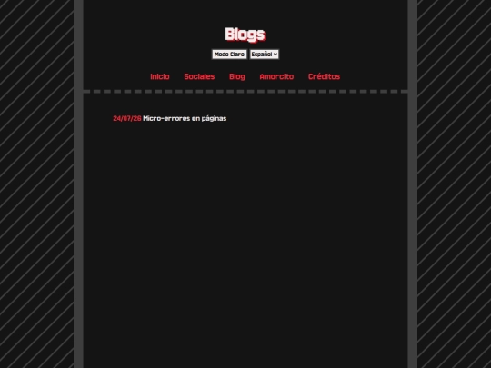 es/blog-nav screenshot