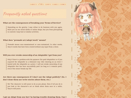 faqs screenshot