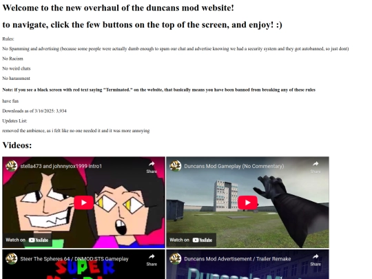 website screenshot