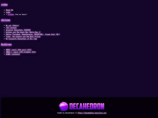 sitemap screenshot