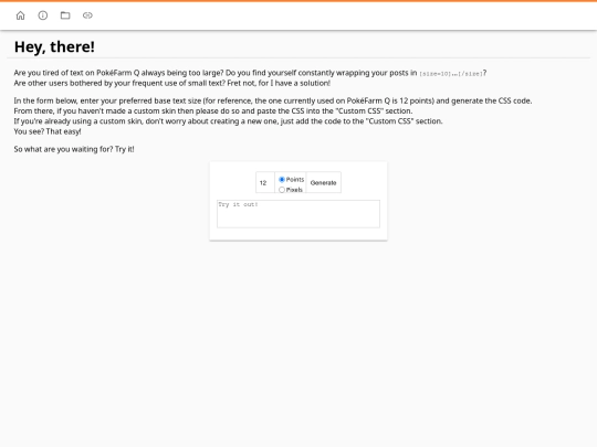 projects/pfq/font-size screenshot
