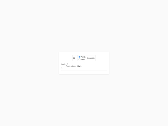 projects/pfq/font-size/preview screenshot