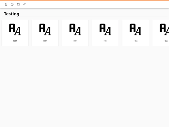 test-room/project-list screenshot