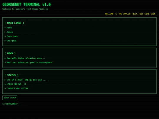 index screenshot