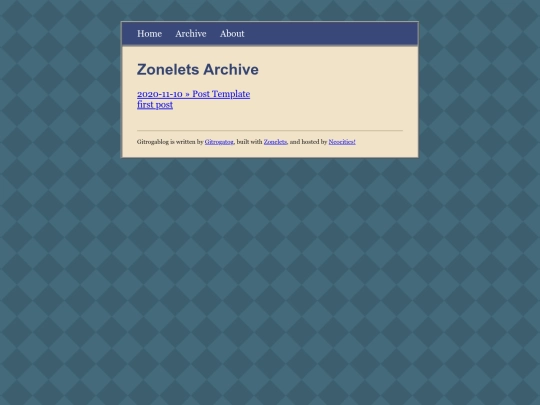 archive screenshot