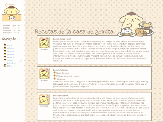 recetas screenshot