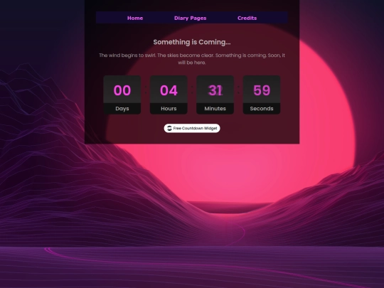 entercode/somethingscoming screenshot