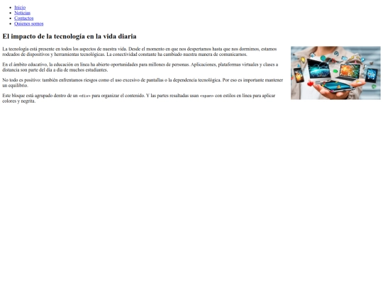 Clase/Pgina screenshot