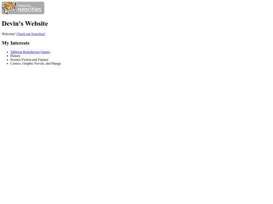 index screenshot