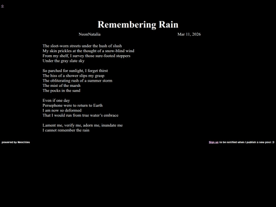 blogs/Remembering_Rain screenshot