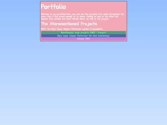 portfolio screenshot