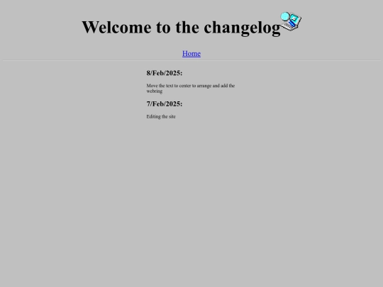 changelog screenshot