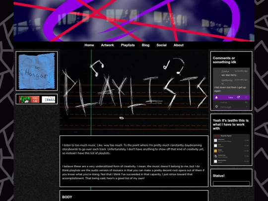 pages/playlists screenshot