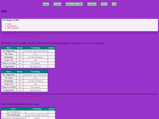 doctor-who/audio-guide/2005 screenshot