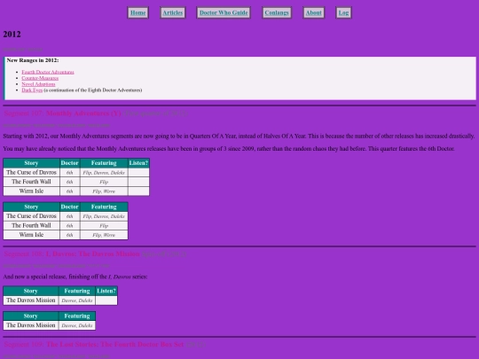doctor-who/audio-guide/2012 screenshot