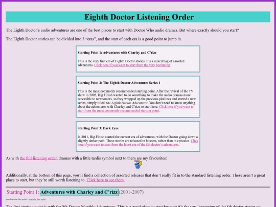 doctor-who/audio-guide/eight screenshot