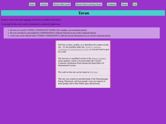 languages/tava screenshot