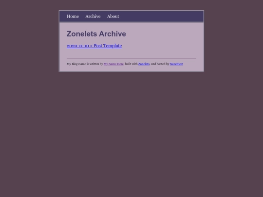 archive screenshot