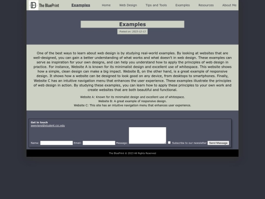 examples screenshot