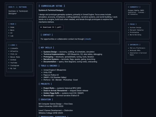cv screenshot