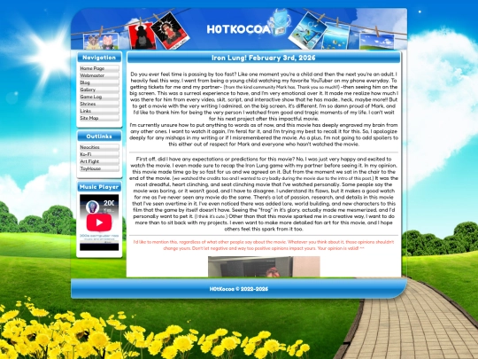 blog screenshot