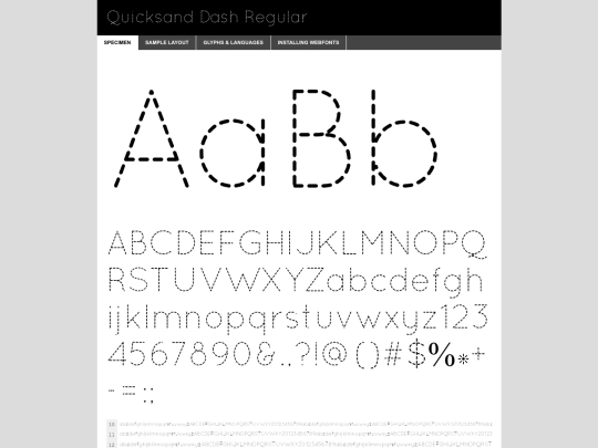 webfontkit-20240302-232822/quicksand_dash-demo screenshot