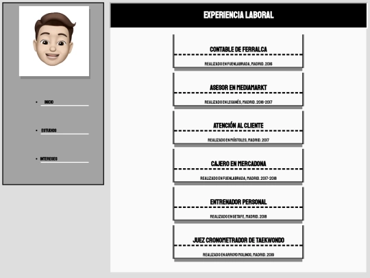 curriculum/laboral screenshot