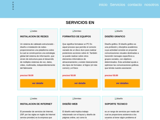 servicios screenshot