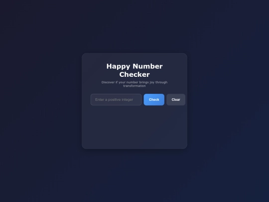 Happy Number screenshot