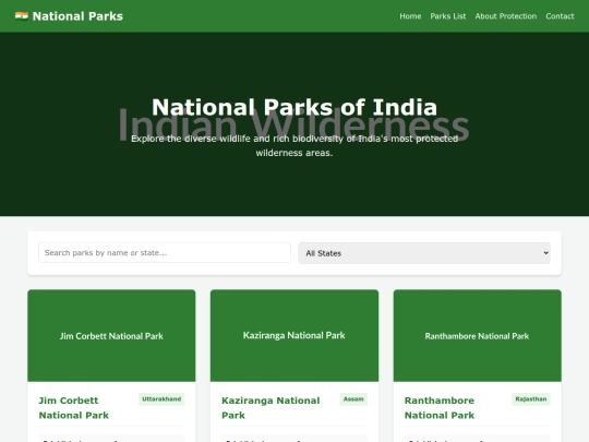 National Park screenshot
