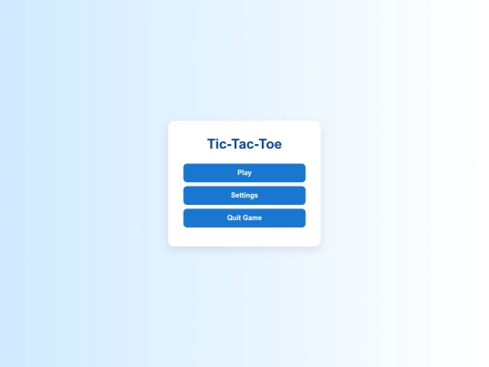 Tic Tac Toe screenshot