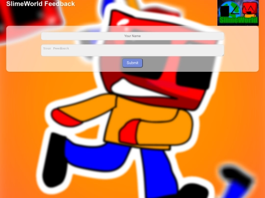 Feedback screenshot