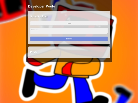 posts screenshot
