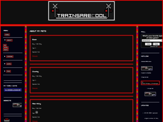 about/pets screenshot