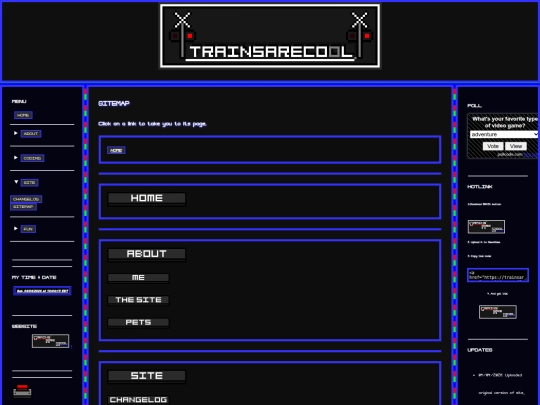 site/sitemap screenshot