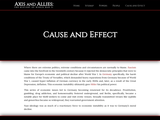 causeandeffect screenshot